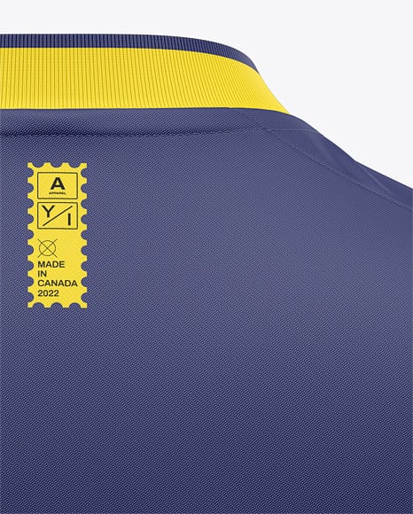 Men's V-Neck Jersey Mockup
