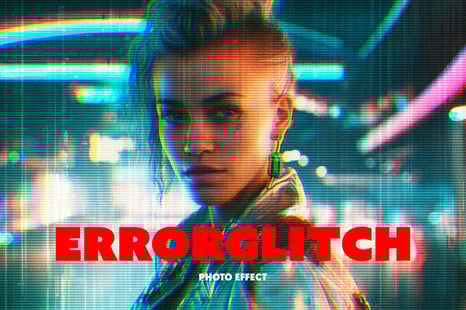 Retro Glitched Photo Effect - Add-Ons