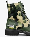 Women's Combat Boot Mockup