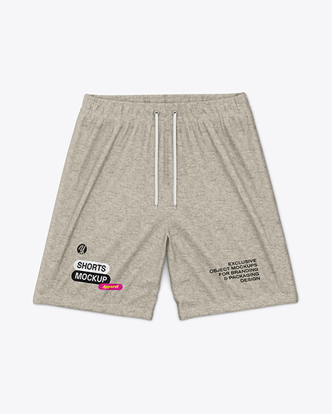 Heather Shorts Mockup