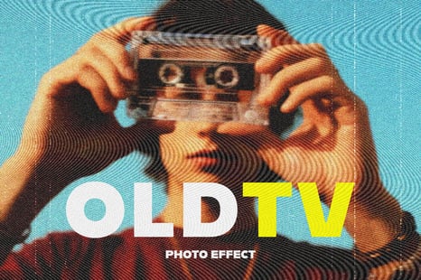Old TV Photo Effect - Instagram story