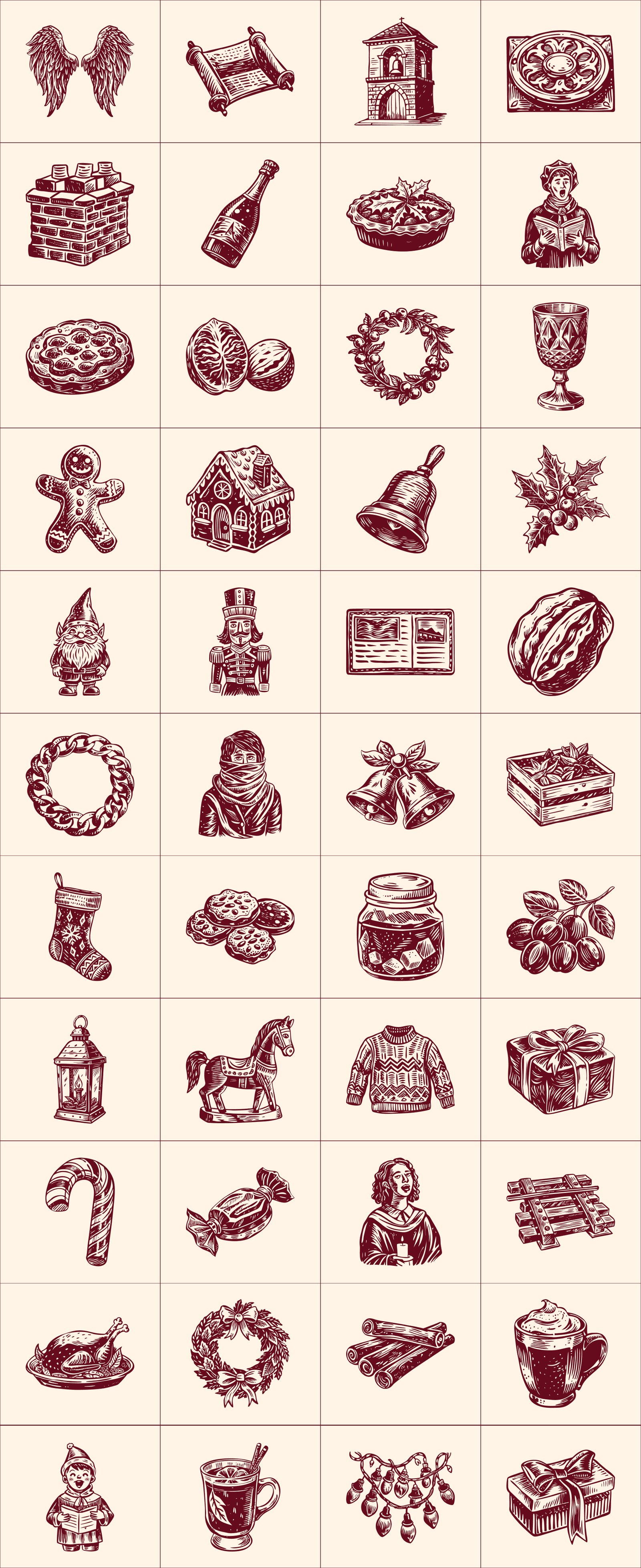 Vintage Christmas Illustrations