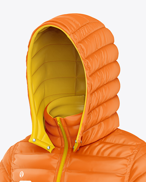 Glossy Down Jacket Mockup