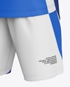 Soccer Kit Mockup - Half Side View