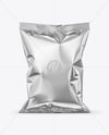 Metallic Snack Bag Mockup