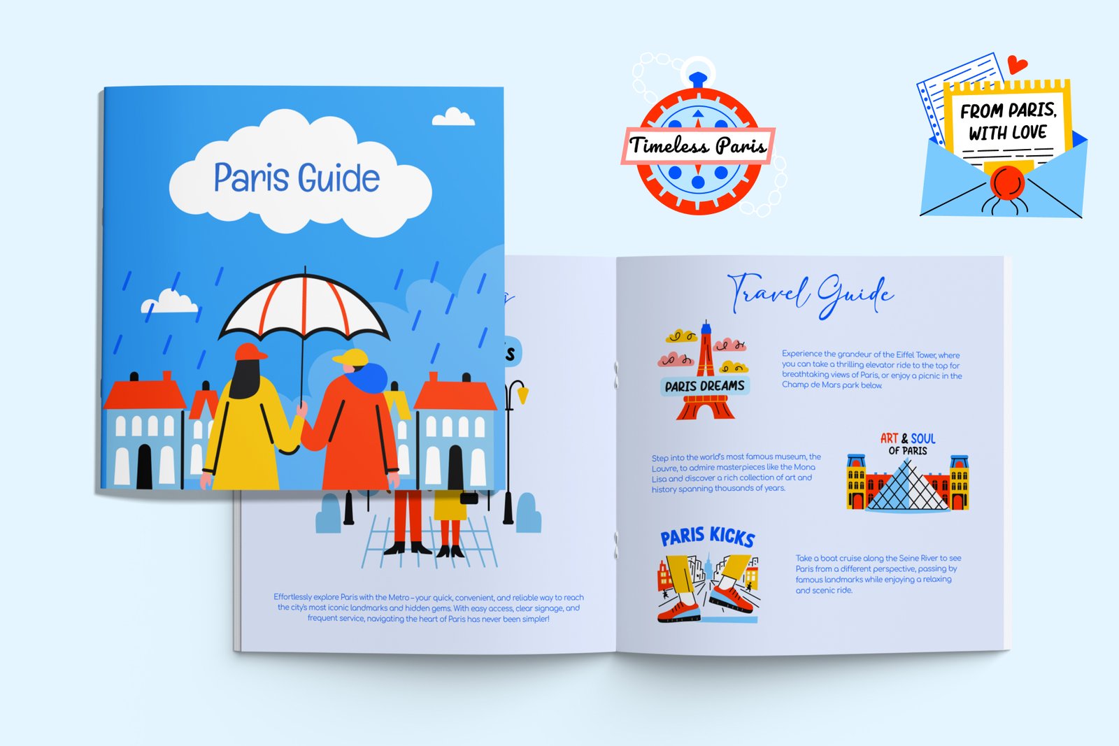 Paris Stickers Set