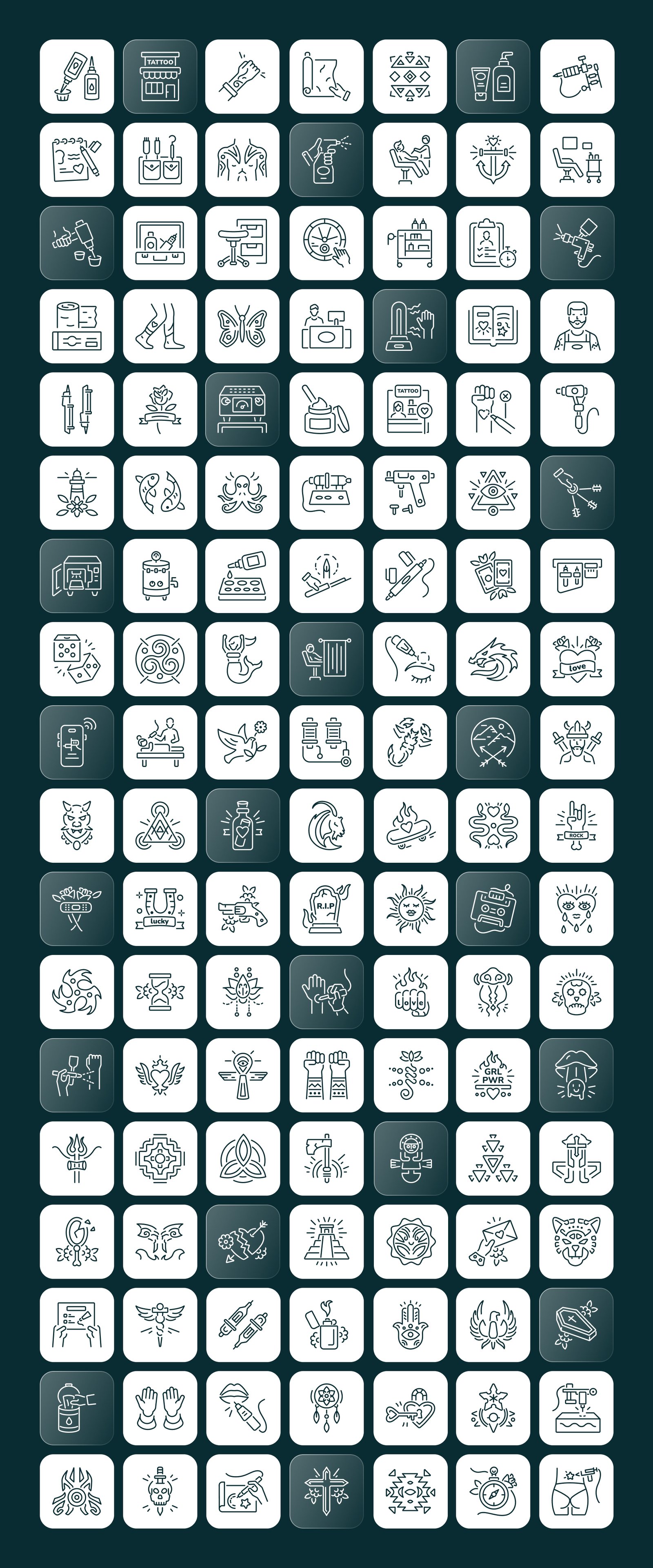 Tattoo Art Icons