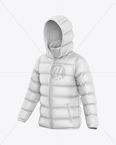 Glossy Down Jacket Mockup