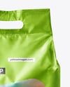 Metallic Bag with Handle Mockup