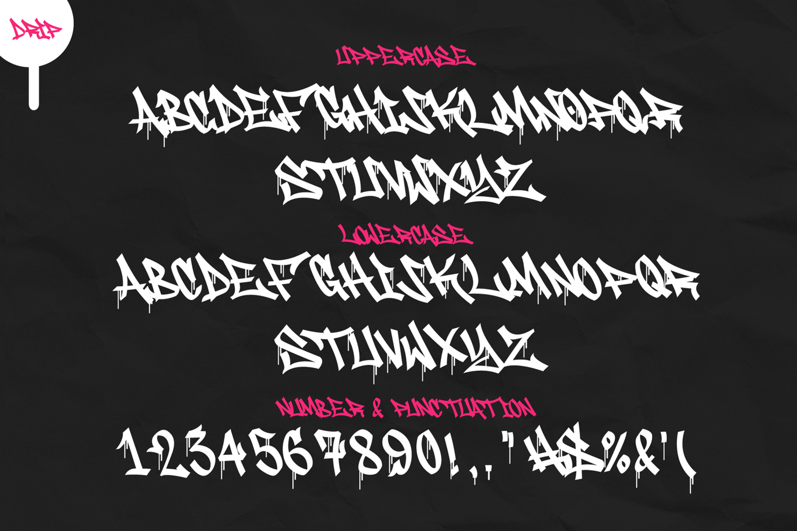 Meltdown Phantom – Urban Drip Graffiti Font