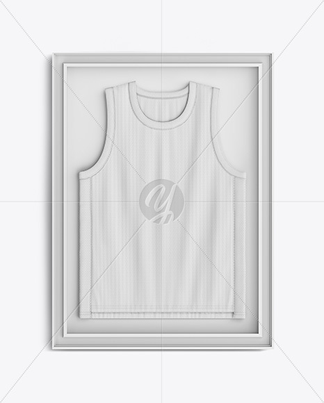 Basketball Jersey in Frame Mockup