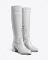Pair of High-Knee Boots Mockup
