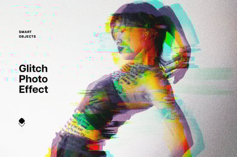 Glitch Photo Effect Template - Add-Ons