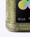 Square Plastic Jar with Dill Weed Spice Mockup
