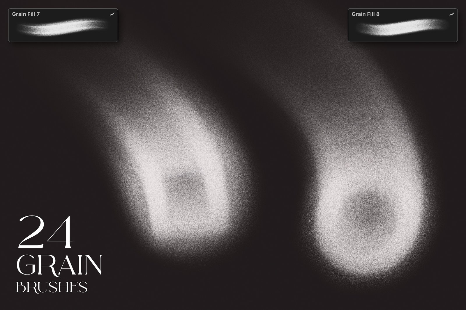 Procreate Brushes for Grain Backgrounds