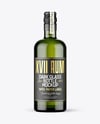 Dark Glass Bottle Mockup