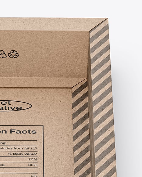 Kraft Paper Box in Sleeve Mockup