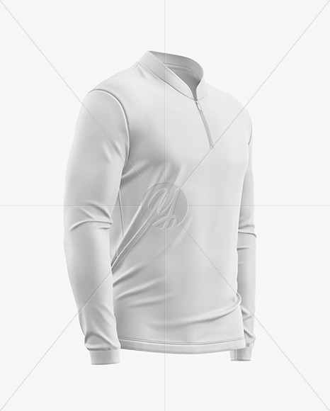 Jersey Mockup - Half Side View