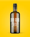 Dark Glass Bottle Mockup