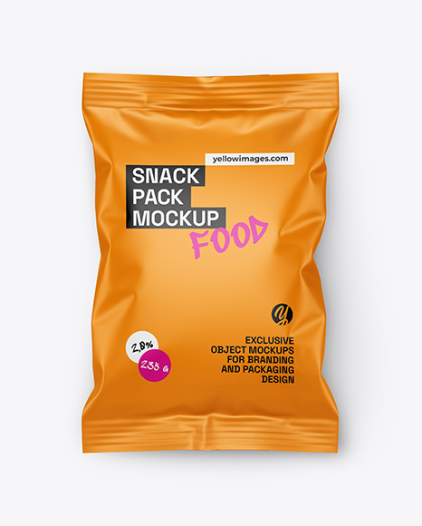 Matte Snack Pack Mockup