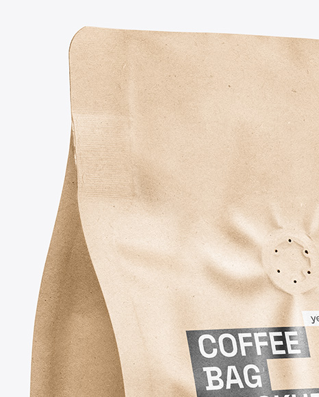 Kraft Paper Coffee Bag Mockup