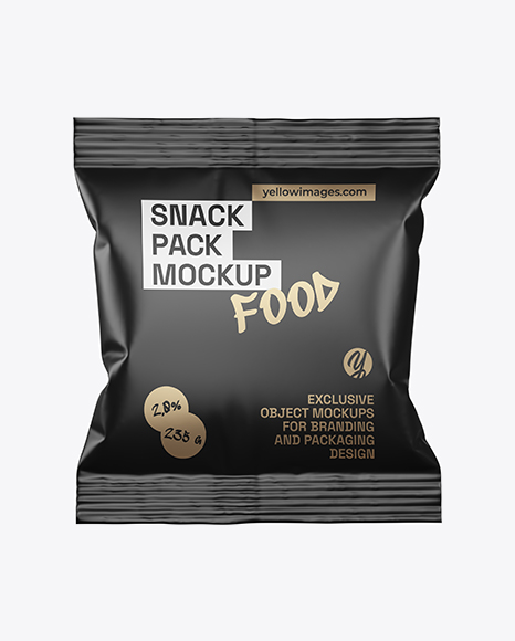 Matte Snack Pack Mockup