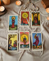Six Cards on a Table Mockup