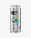 Aluminium Drink Can with Glossy Finish Mockup