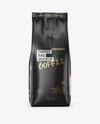 Matte Coffee Bag Mockup