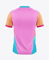 Round Collar Soccer Jersey Mockup