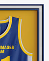 Basketball Jersey in Frame Mockup
