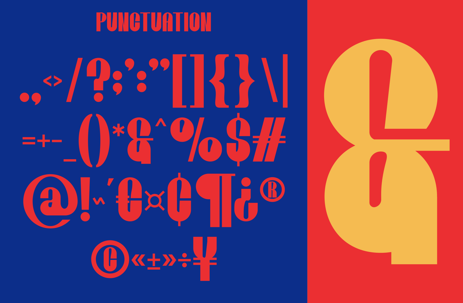 Nuker - A Modern Condensed Display Font