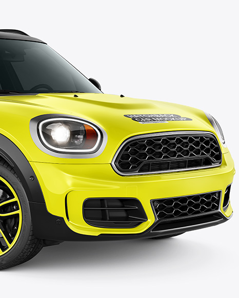 Hatchback Mockup - Half Side View