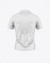 Crew Neck Rugby Jersey Mockup - Back View