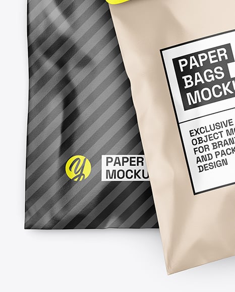 Paper Mailing Bags Mockup