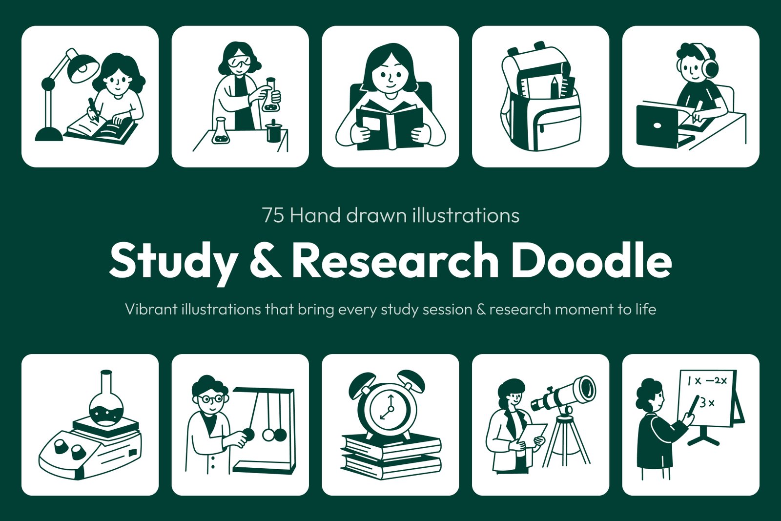 Study and Research Drawing Set