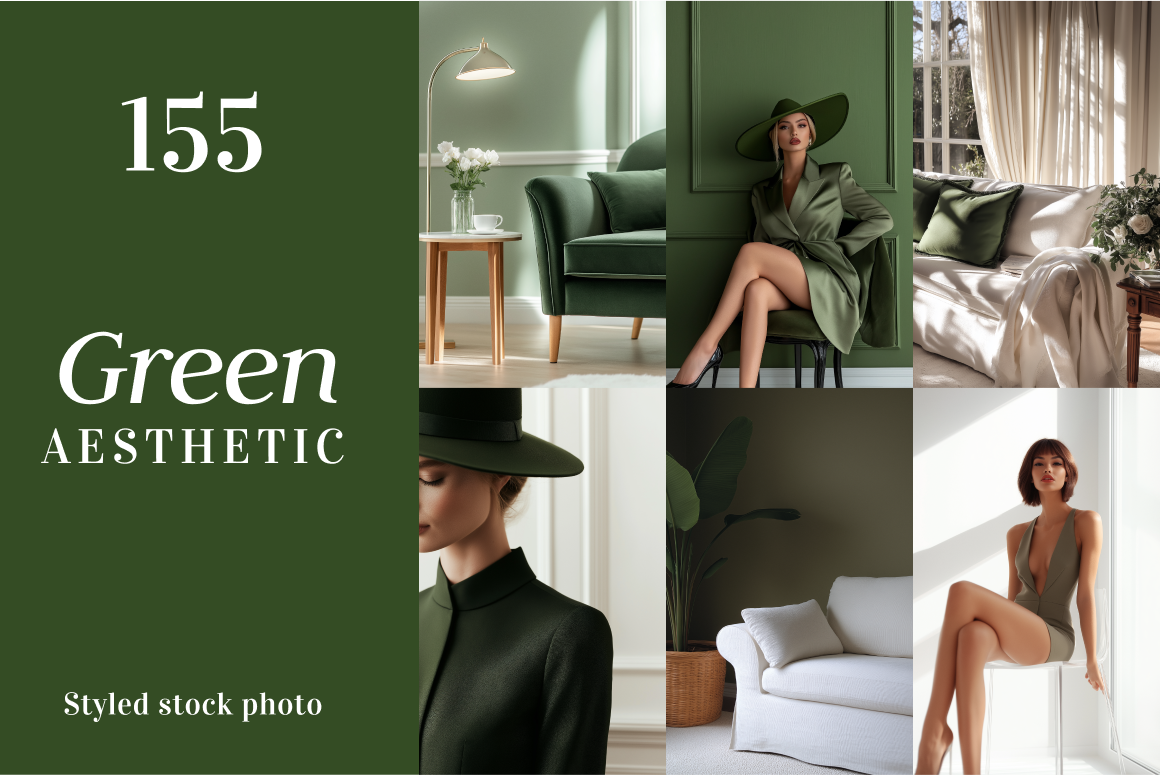 Green Aesthetic - 155 Stock Photo