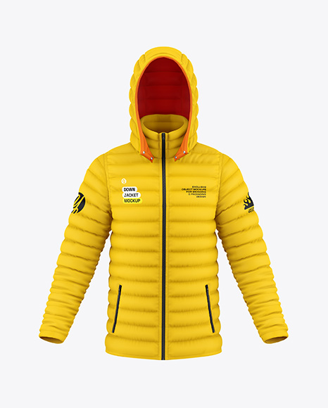 Down Jacket Mockup - PSD Mockups