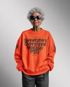 Old Black Woman Wearing Sweatshirt & Sweatpants Mockup