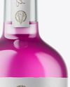 Clear Glass Liquor Bottle Mockup