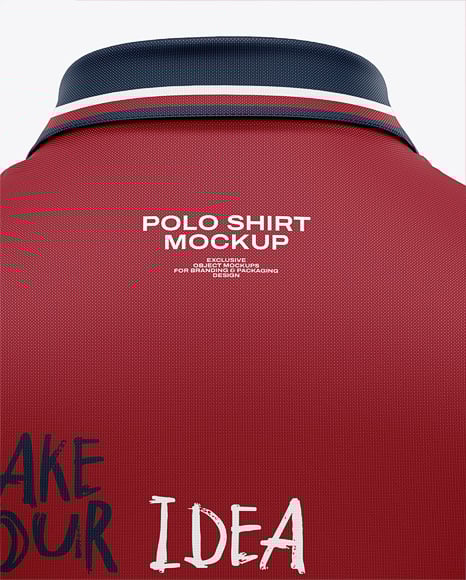 Men's Polo Shirt Mockup