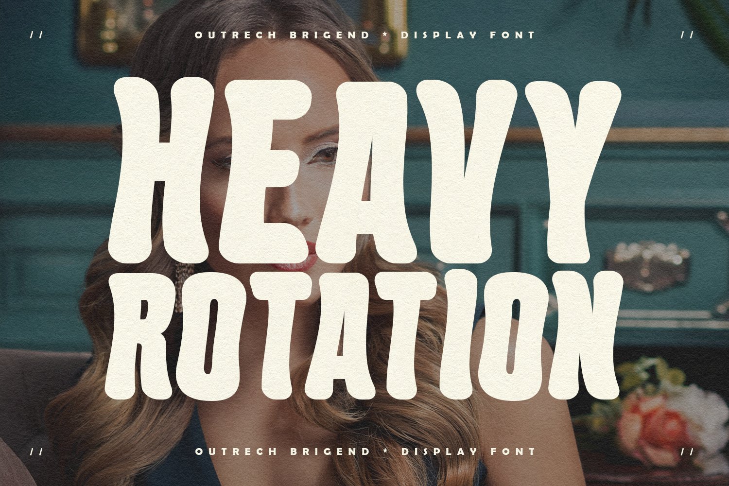 Outrech Brigend Bold Psychedelic Display Font