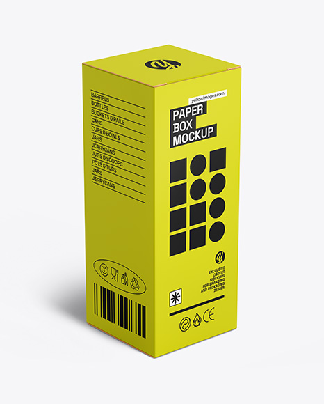 Paper Box Mockup