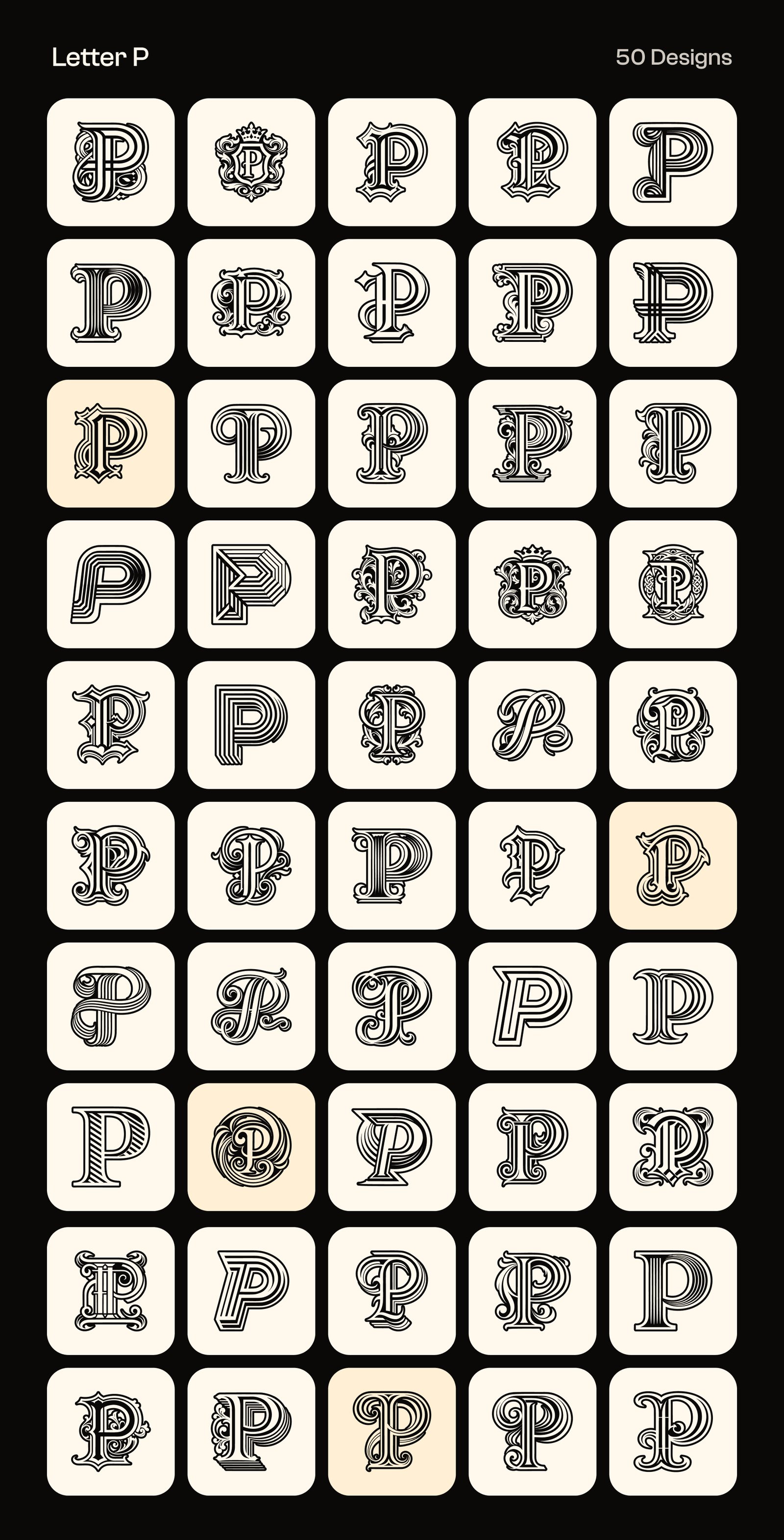 Alphabet Letters Logo Bundle