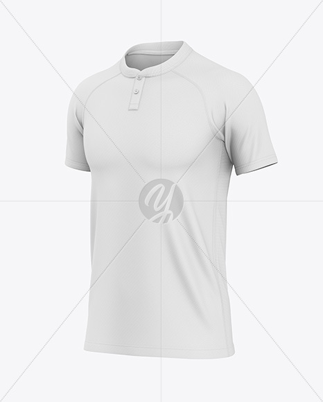 Soccer Jersey Mockup - Half Side View