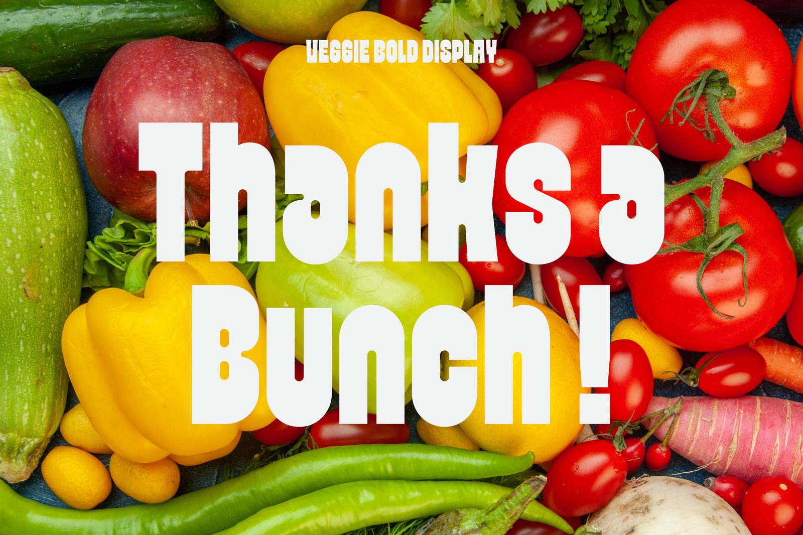 Veggie - Bold Font