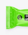 Glossy Snack Package Mockup