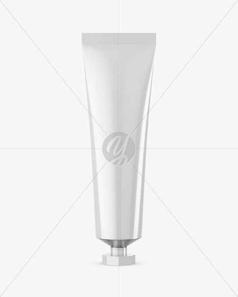 Glossy Cosmetic Tube Mockup