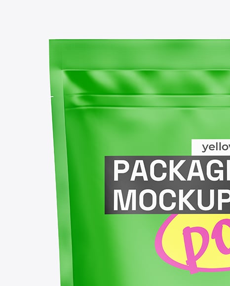 Matte Pouch Mockup