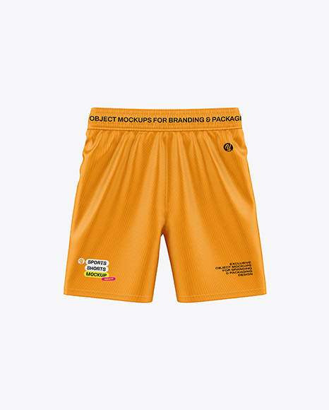 Shorts Mockup - Front view - Short set mockup